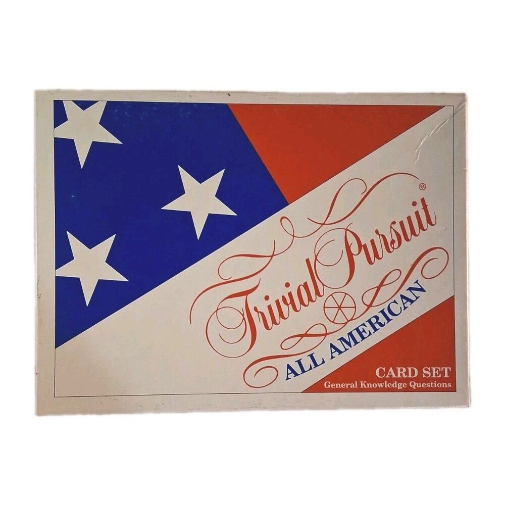 Trivial Pursuit  Vintage 1993 All American Card Set General Knowledge Questions